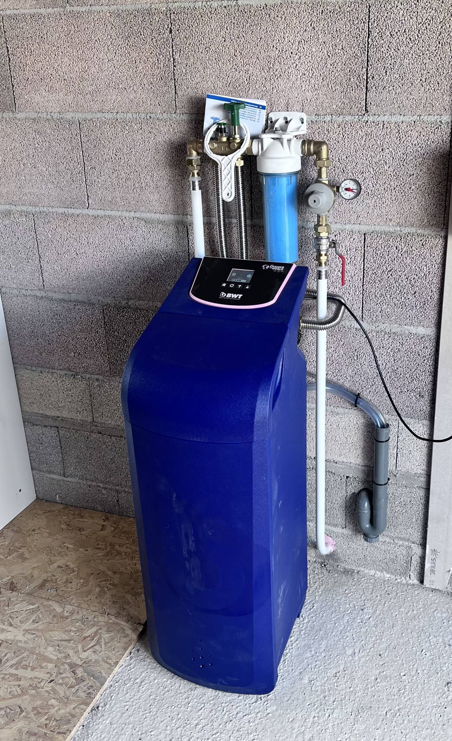 Installation adoucisseur à Tours